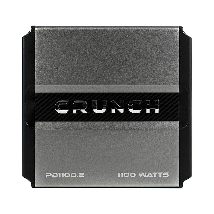 Crunch PD 1100.2 Power Drive Bridgeable Amplifier 1100 Watts Max Class Ab 2-channel