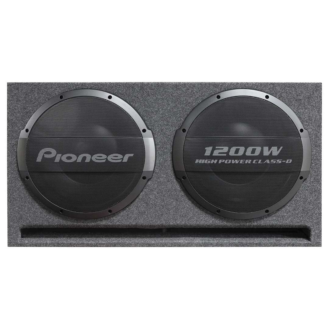 Pioneer TSWX1220AH Dual 12" Amplified Subwoofer Enclosure