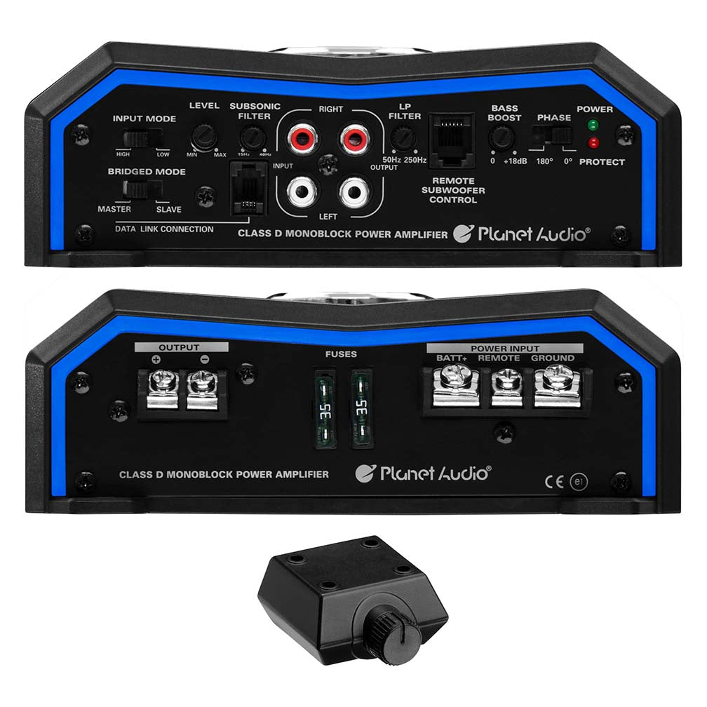 Planet Audio PL30001D 3000 Watt Class D Monoblock Amplifier