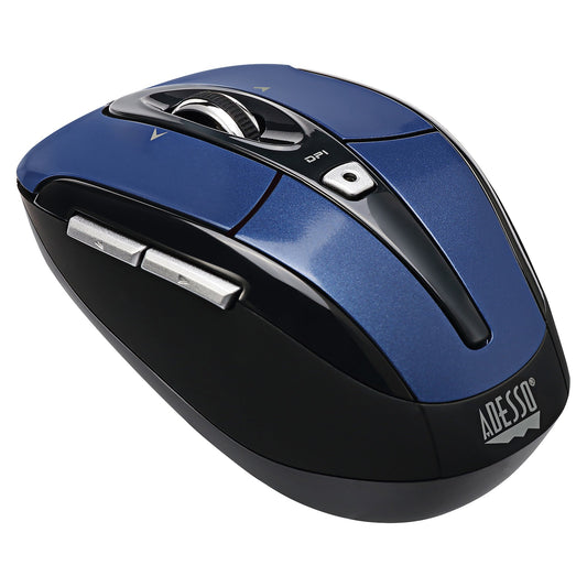 Adesso IMOUSE S60L iMouse S60 2.4 GHz Wireless Programmable Nano Mouse (Blue)