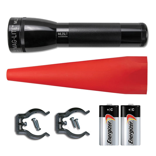 Maglite ML25LT-I201G ML25LT 2C LED Flashlight w/Lite Wand (Red)