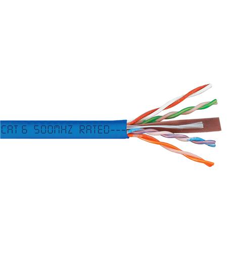 Icc ICCABP6VBL Cmp Cat6 Plenum Value Line 500 Mhz Blue