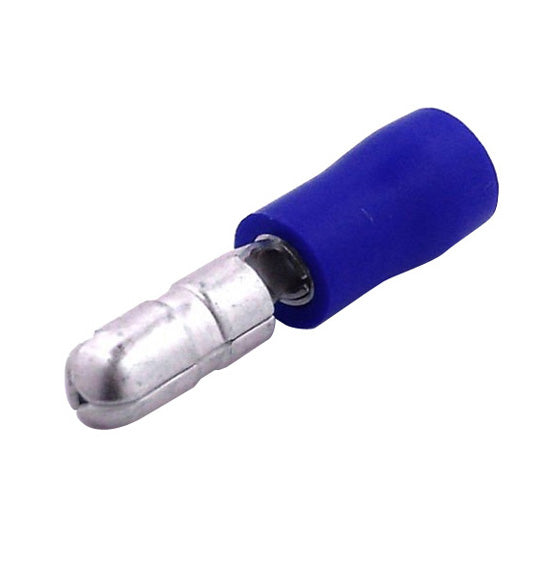 XSCORPION MB1614B Bullet Connectors 16/14ga. Male Blue (100 pack)