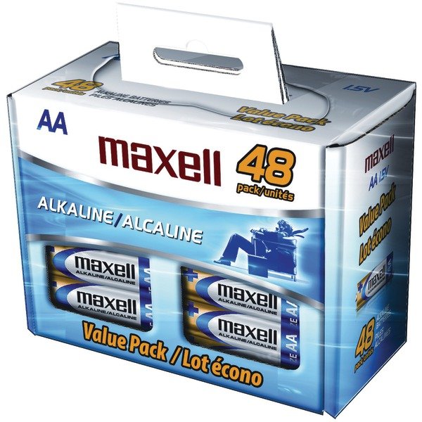 MAXELL 723443 - LR648B 48Pk AA Batteries Box
