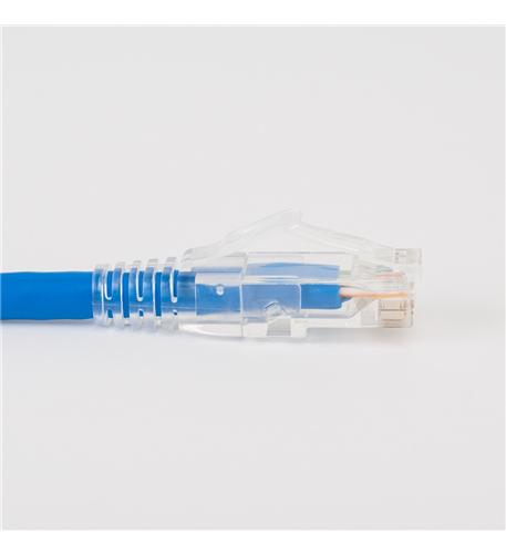 Icc ICPCST14BL Patch Cord, Cat6, Clear Boot, 14' Blue