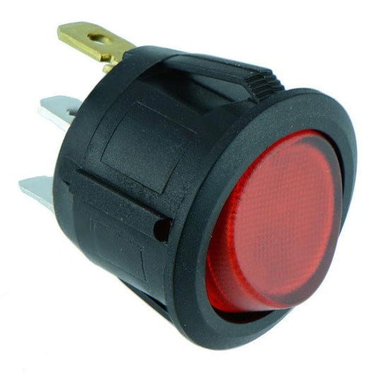 NIPPON EC1215 Rocker Switch with Red LED (10 pack)