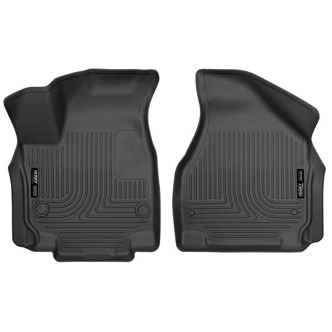 Husky 13011 Weatherbeater Front Floor Liners Black for '17-'20 Chrysler Pacifica