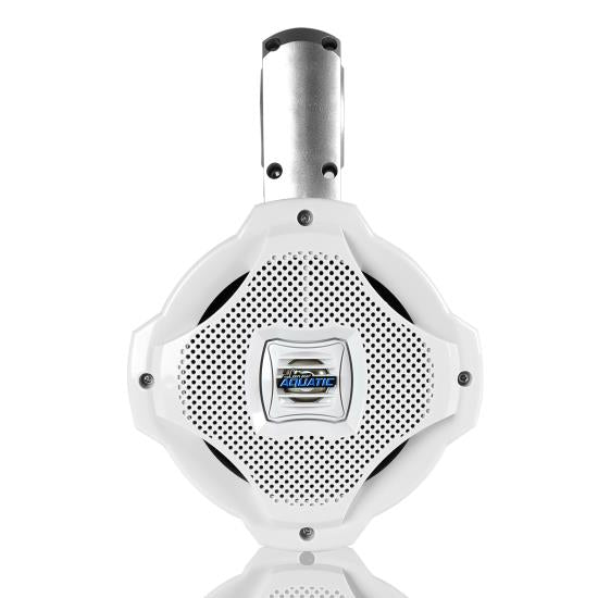Lanzar AQAWBS64WT 6.5'' Bluetooth Marine Wakeboard Speaker 1000 Watt White