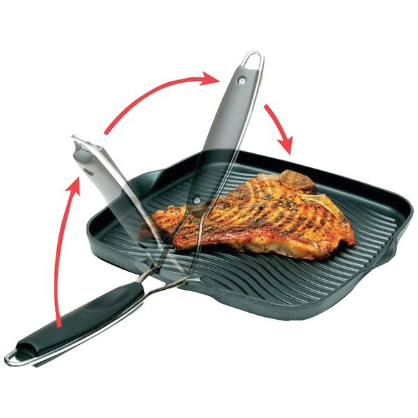 Starfrit 30036006SPEC 10" x 10" Grill Pan with Foldable Handle