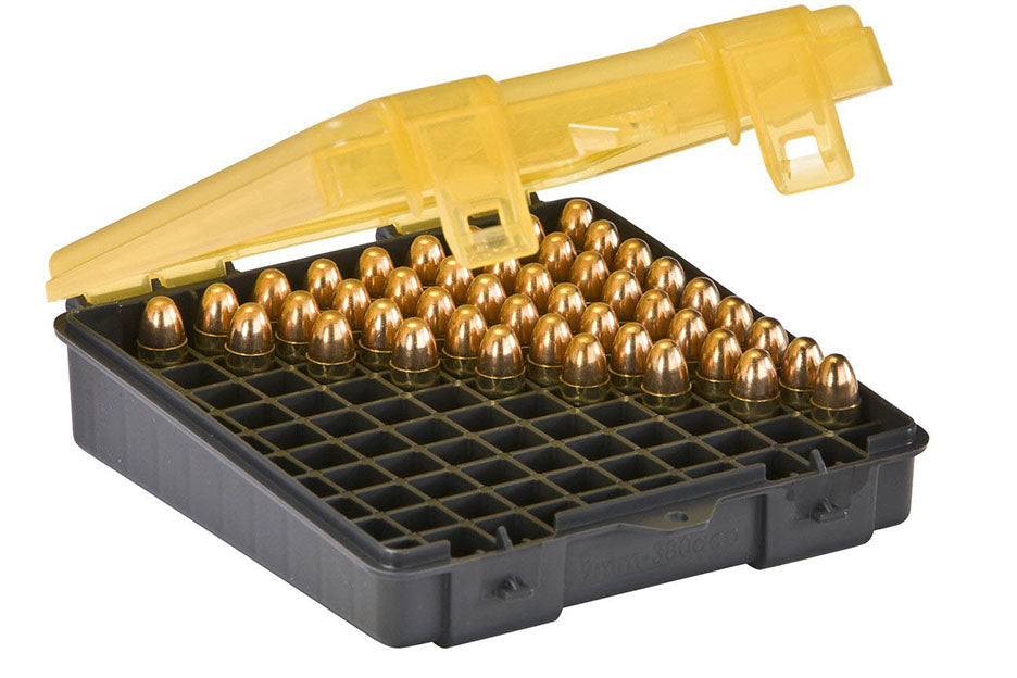 Plano 122400 100 Count Handgun Ammo Case  9mm/380 ACP