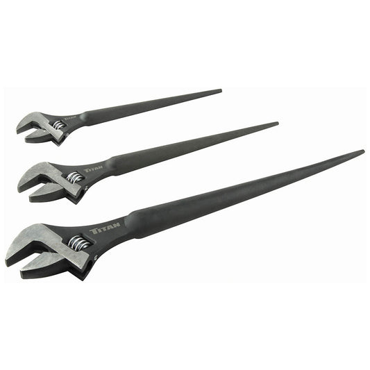 Titan 223 Tool 3 pc Adjustable Spud Wrench Set