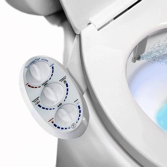 Serene Life SLTLSP14 Bathroom Bidet - Hot/Cold Water Toilet Seat Bidet Sprayer