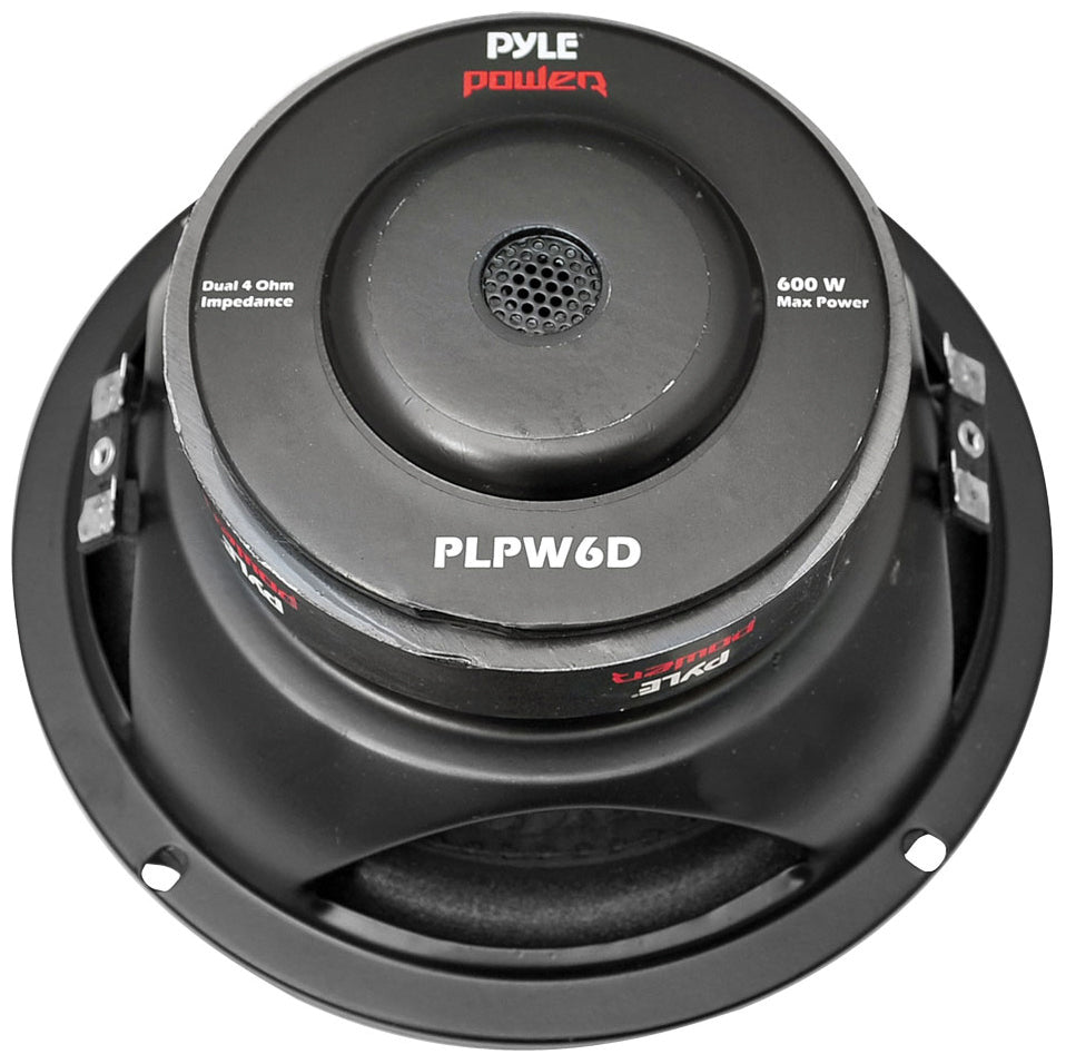 Subwoofer Pyle PLPW6D 6.5 Pouces 300W RMS 600W Max Double Bobine 4+4 Ohm