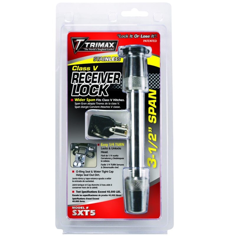Trimax SXT5 Keyed Receiver Lock  5/8 x 3-1/2 Span