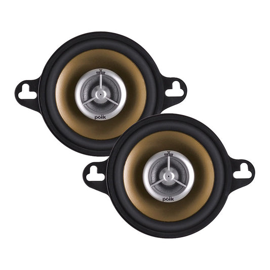 Polk Audio DB351 3.5-Inch Coaxial Speakers (Pair, Black)
