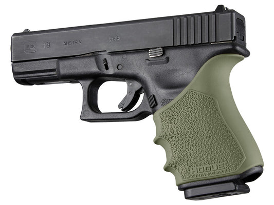 Hogue 17041 Handall Beavertail Grip Sleeve Glock 19 23 32 38 Gen 3-4 Od Green
