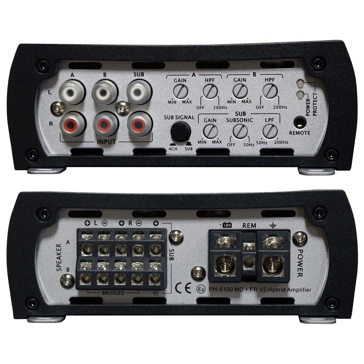 American Bass PH5100MDFRV2 5 Channel Amplifier, 1080 Watts Max