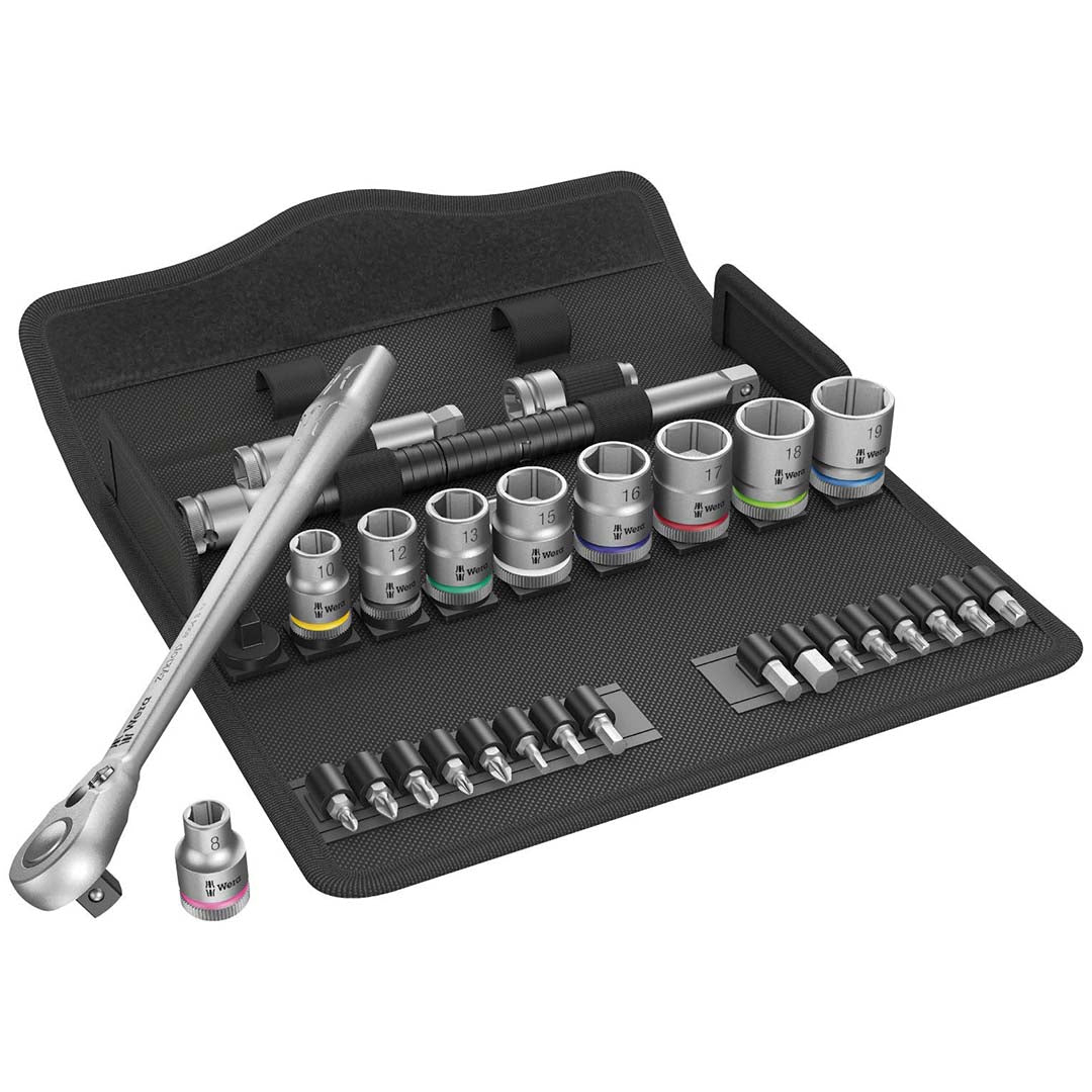 Wera 05004048001 Metric 3/8 Drive Ratchet Set (29 Piece)