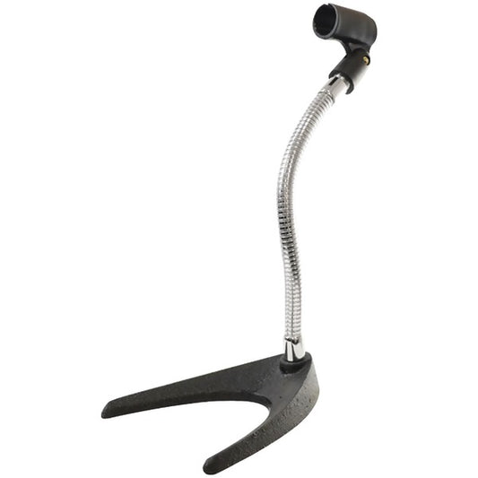 Pyle PMKS8 Desktop Microphone Stand Table Mic Holder Mount with Flexible Gooseneck