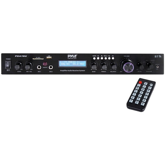 Pyle PDA7BU Home Theater Audio Receiver Sound System with Bluetooth