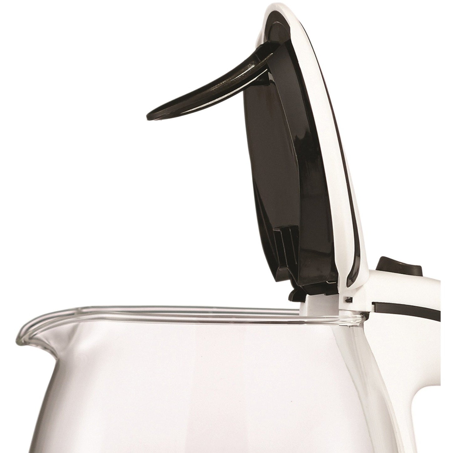 Brentwood Appl. KT-1900W 1.7L Cordless Tempered-Glass Electric Kettle (White)