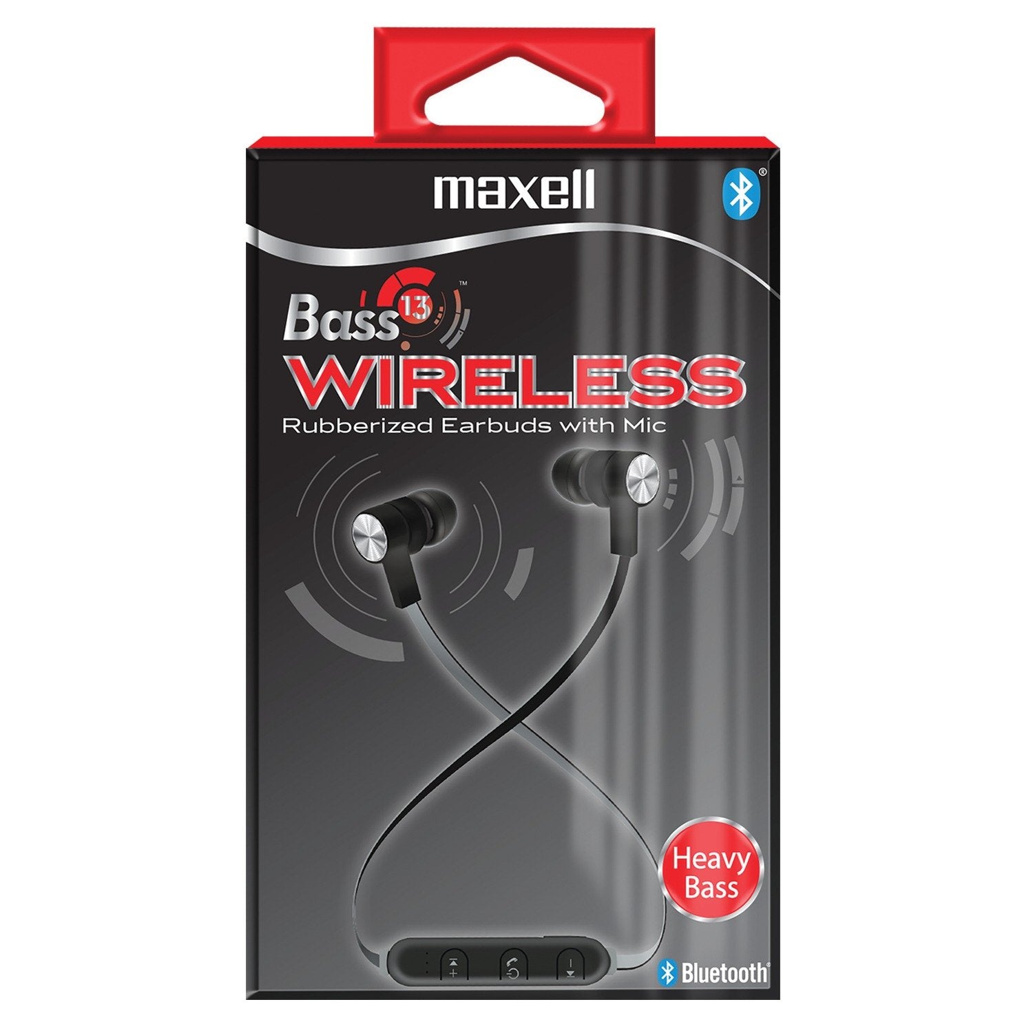 Maxell 199745 Bass 13 Wireless Bluetooth Earbuds (Black) – Deff Audio