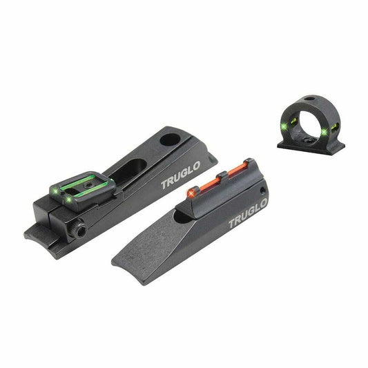 Truglo TG958X MUZZLE-BRITE Fiber Optic Muzzleloader Sights  Green/Red