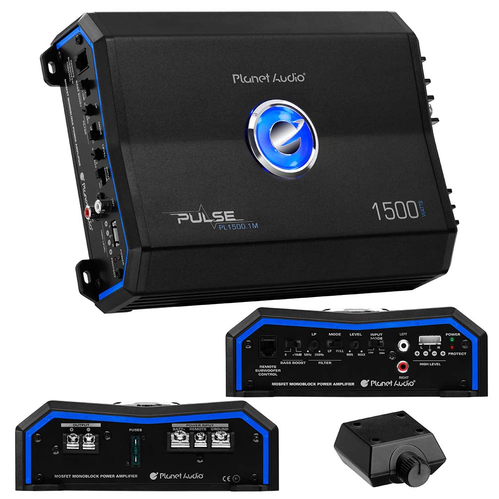 Planet Audio PL15001M 1500 Watt Class AB Monoblock Amplifier