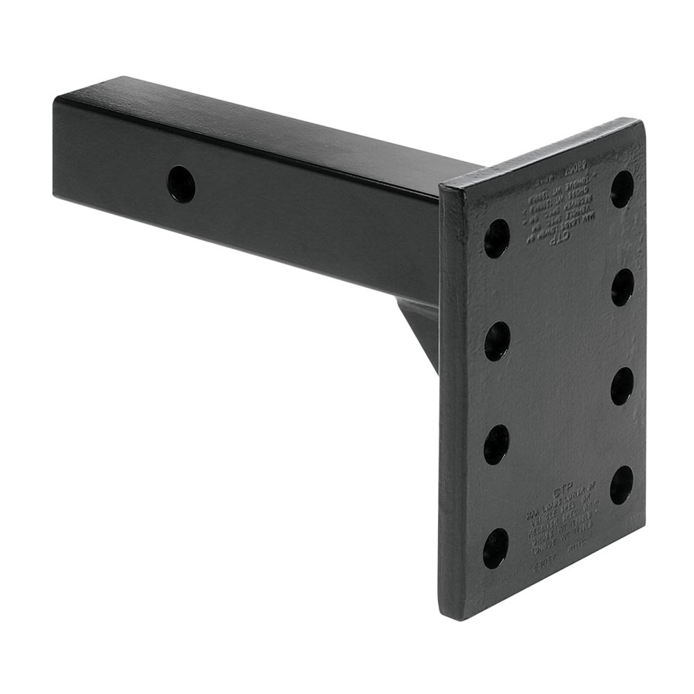 Draw-Tite 63057 Pintle Hook Receiver Mount 2" Sq Solid Shank 75/8" Length 12000Lbs