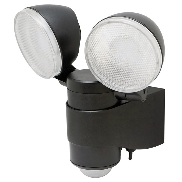 Maxsa 43218 Battery-Powered Motion-Activated Dual Head Led Security Spotlight