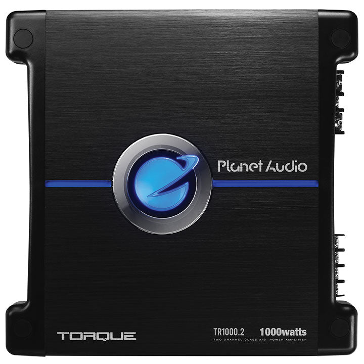 Planet Audio TR10002 Two-Channel Power Amplifier 500 Watts x 2 Max Power