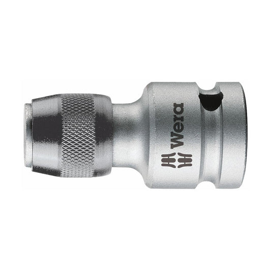 Wera 05042755001 3/8" Drive Hexagon Bit Adapter with Quick-Release Chuck