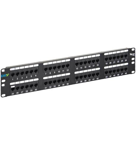 Icc ICMPP0485E Patch Panel 48pt, Cat5e, 2rms