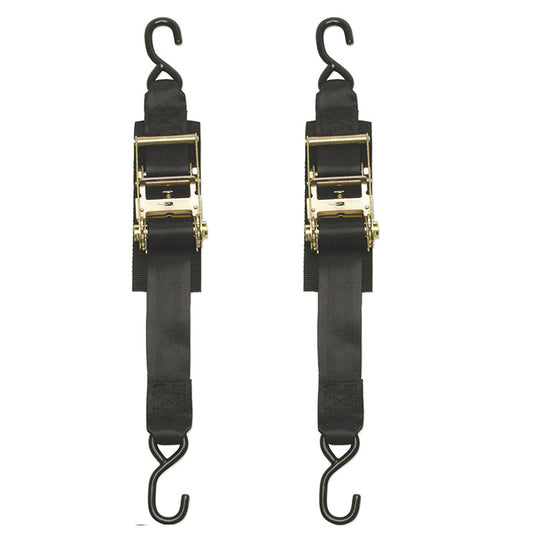 BoatBuckle F14207 Heavy Duty Ratchet Transom Tie-Downs (Pair)