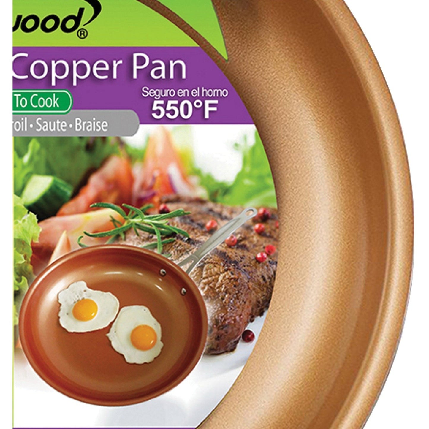 Brentwood Appl. BFP-320C Non Stick Induction Copper Frying Pan (8 Inch)