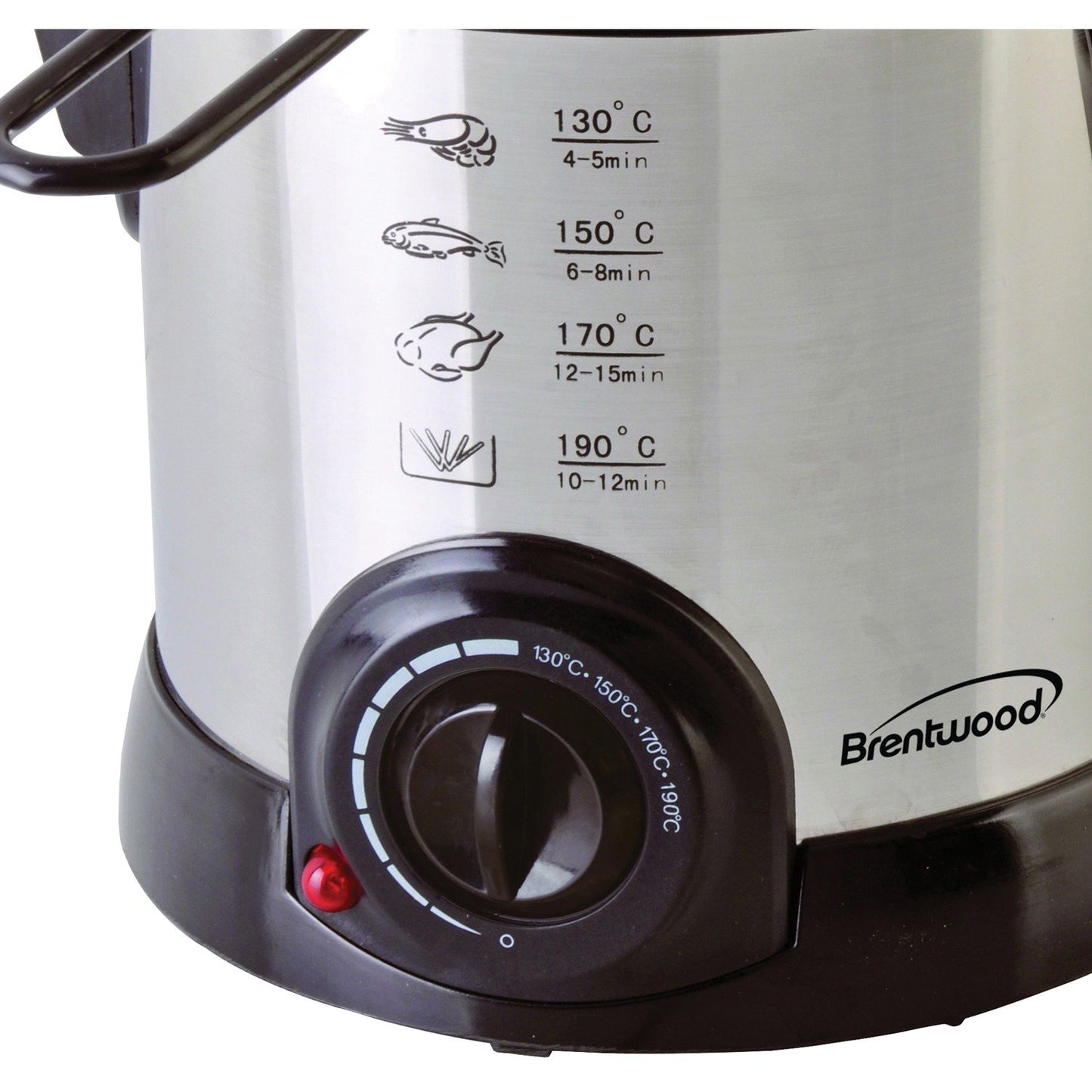 Brentwood Appl. DF-701 1L Stainless Steel Electric Deep Fryer