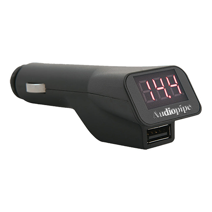 Audiopipe NLD300CLU Voltage Meter with USB Charge Port