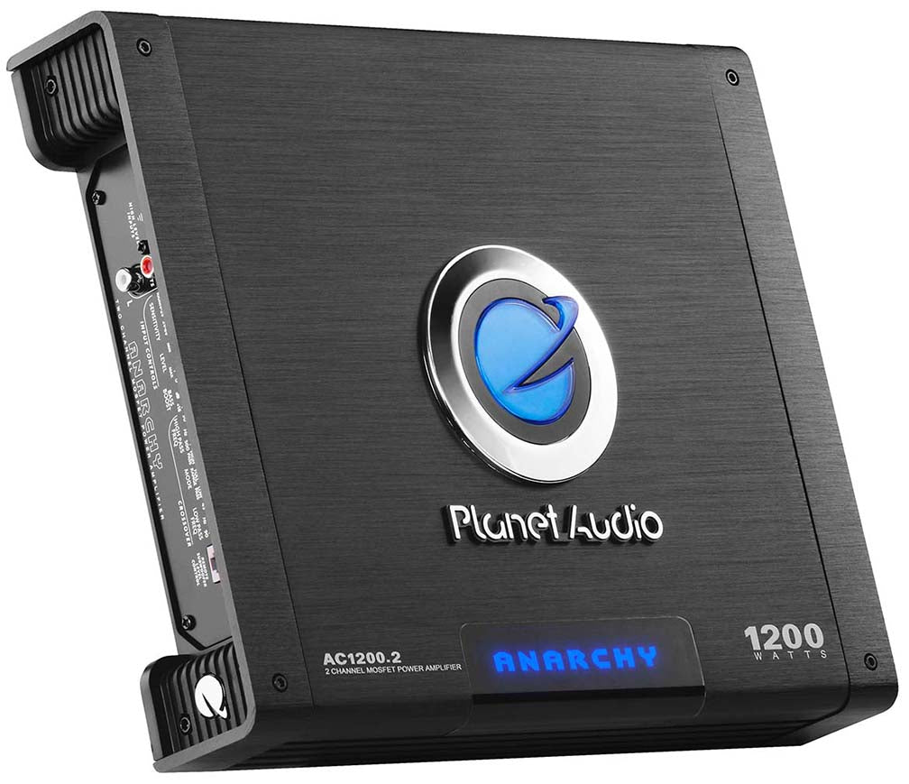 Planet Audio AC12002 2 Channel Amplifier, 1200W MAX